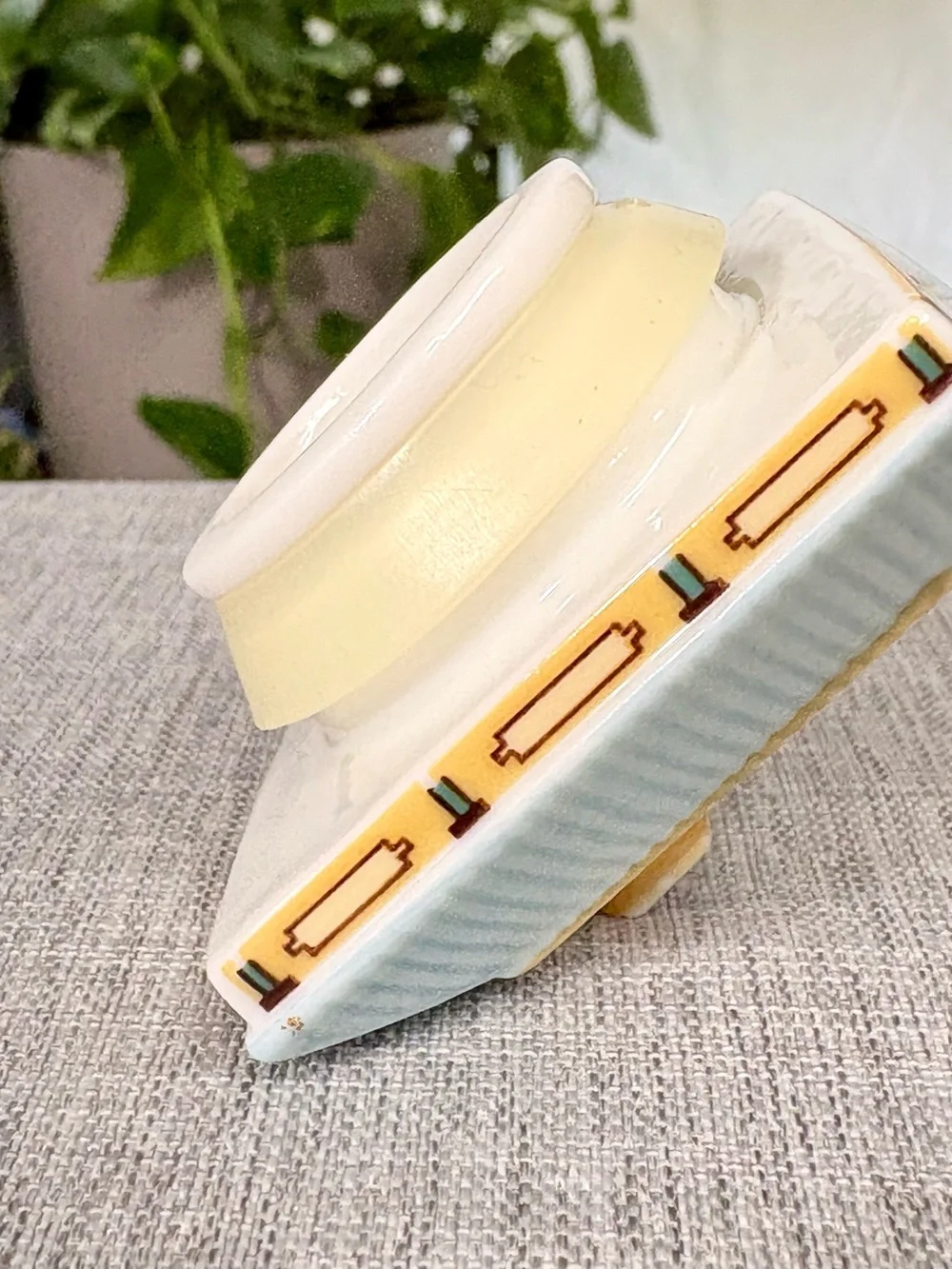 Vintage 1989 Lenox Spice Village “Basil” Jar House